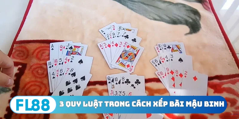3 quy luật trong cách xếp bài Mậu Binh