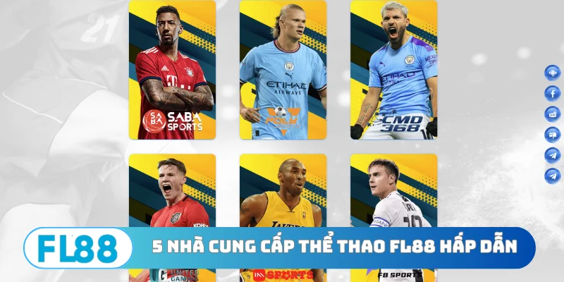5 nhà cung cấp thể thao FL88 hấp dẫn