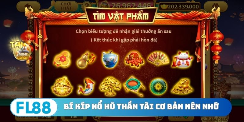 Bí kíp nổ hũ Thần Tài cơ bản nên nhớ