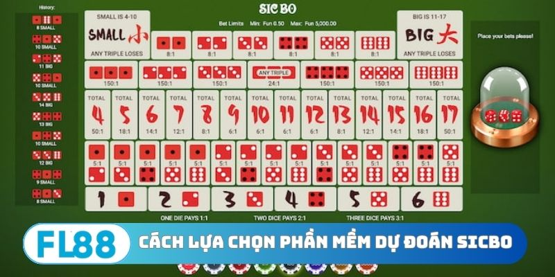 Hướng dẫn lựa chọn phần mềm dự đoán Sicbo