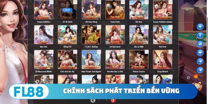 Chính sách phát triển bền vững của CEO FL88