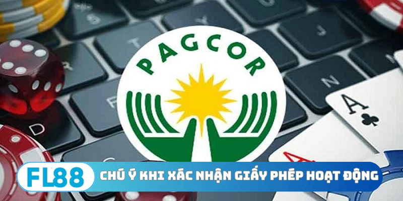Chú ý khi xác nhận giấy phép hoạt động