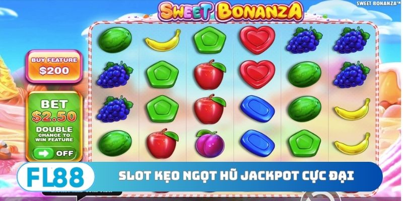 Slot kẹo ngọt hũ jackpot cực đại