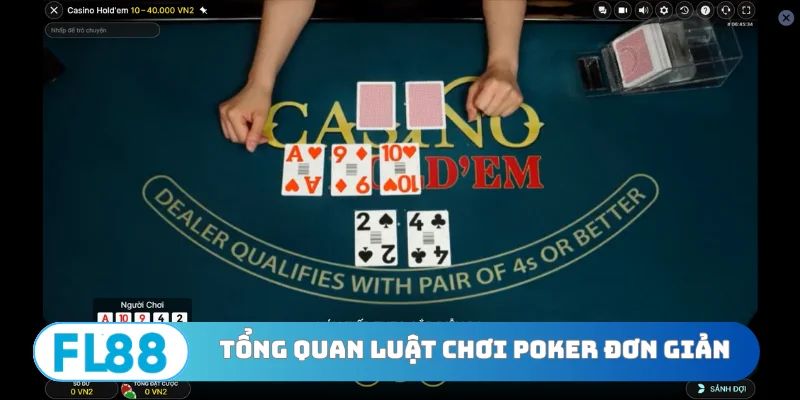 Tổng quan luật chơi Poker đơn giản